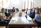 Arena y Cantero recibieron al director de la Fundación Scholas Occurrentes