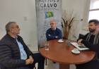 Alcides Calvo recibió al Defensor del Pueblo de la Provincia de Santa Fe - zona norte, Dr. Jorge Henn