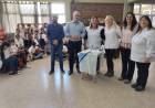 Calvo participó de la entrega de instrumentos a orquestas escolares de Rafaela y Sunchales