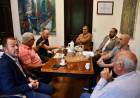 Savino se reunió con el ministro de Seguridad y referentes de clubes de barrio