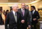 Perotti participó del acto inaugural del Congreso de la Sociedad Dante Alighieri en Rosario