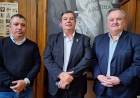 El Senador Michlig se reunió con el Enrique Mammarela por la Bienal de Arte Joven de la UNL