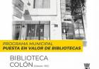 Comienza la ejecución del Programa Municipal de Puesta en Valor de Bibliotecas