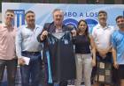 Michlig y González entregaron aportes y firmaron convenios en beneficio del Club  Racing de San Cristóbal