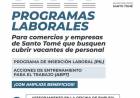 Los Programas Nacionales Laborales continúan vigentes en Santo Tomé