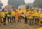 Intenso trabajo de brigadistas santafesinos en el combate de incendios en la Patagonia