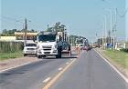 Continúan los trabajos en la RN 11 a la altura Sauce Viejo