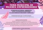Convocatoria abierta para la Feria Municipal de Mujeres Emprendedoras