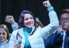 Luisa González es la favorita a ganar las elecciones en Ecuador, según las encuestas