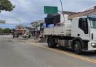 Trabajos de Vialidad Nacional en av. 7 de marzo de Santo Tomé