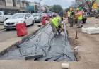 Vialidad Nacional hormigona los trabajos en av. 7 de Marzo de Santo Tomé