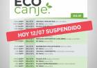 Se suspendió la actividad del Eco Canje de este sábado en Santo Tomé