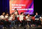 La Red Provincial de Coros y Orquestas Infanto Juveniles sigue presentándose en todo el territorio provincial