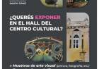 Convocatoria para exponer en el Hall del Centro Cultural de Santo Tomé