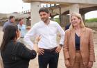 Pullaro y Scaglia supervisaron la construcción del Nuevo Puente Santa Fe-Santo Tomé