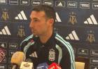 Scaloni, antes del partido con Angola: "Messi en principio va a jugar"