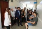 Pullaro recorrió el hospital Cullen en Santa Fe y destacó el trabajo de sus equipos de alta complejidad