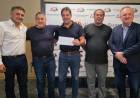 Michlig entregó aportes a Juniors de Suardi y destacó el avance de la copa San Cristóbal