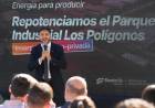 Pullaro inauguró una obra energética en Los Polígonos para ampliar la producción y generar más empleo