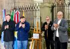 Calvo acompañó las obras de puesta en valor de Asociación Italiana de Socorros Mutuos “Alfredo Capellini”