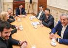 Pullaro se reunió en Rosario con los gobernadores de Mendoza, Chubut y Corrientes