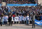 Pullaro encabezó el acto de Promesa de Lealtad a la Bandera ante más de 8.000 alumnos de todo el país