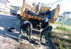 La Municipalidad refuerza los trabajos de limpieza de bocas de tormentas y canales a cielo abierto