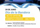 Santo Tomé invita al Acto Oficial y Desfile Cívico Militar por el Día de la Bandera