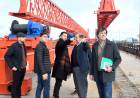 Poletti y Garibaldi recorrieron la obra del nuevo Puente Carretero y destacaron el impacto en la movilidad