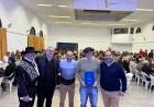 Calvo presente en la peña de celebración del 76 anivcersario del Bochin Club y el Festival de Coplas de Angélica