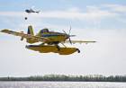 La nueva flota aérea de Santa Fe para combatir incendios realizó con éxito las primeras pruebas