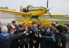 Pullaro: “Hoy le podemos decir a los santafesinos que tenemos una flota aérea preparada para combatir incendios”
