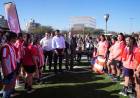 Juegos Suramericanos: Pullaro inauguró obras deportivas en el predio de la Asociación Rosarina de Fútbol