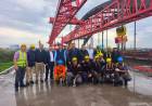 Poletti recorrió junto a Pullaro los avances del nuevo puente Santa Fe-Santo Tomé