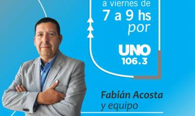 "Todo en UNO", el nuevo programa de UNO 106.3 desde el próximo lunes