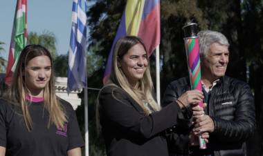 La llama de los Juegos Suramericanos de la Juventud ya está en suelo santafesino