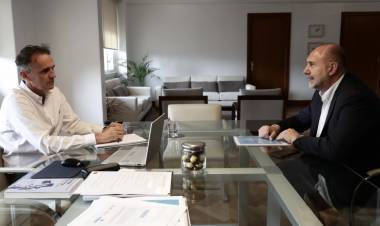 Perotti y Katopodis mantuvieron una reunión de trabajo para analizar  las obras nacionales a realizarse en la provincia