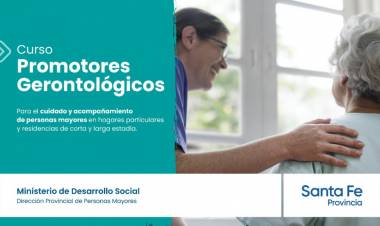 La provincia abrió la inscripción para la capacitación de promotores gerontológicos
