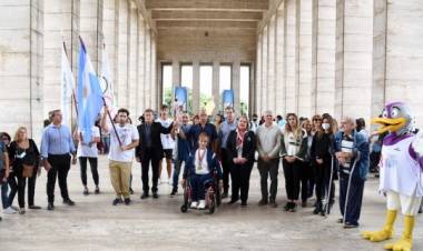 Juegos Suramericanos de la Juventud: se celebró el encendido de la antorcha olímpica