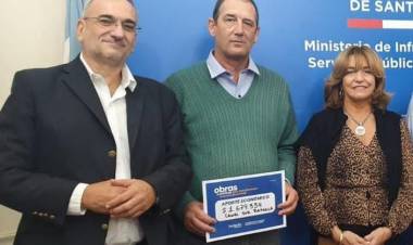 Anunciaron la obra del aliviador del canal sur en Bella Italia