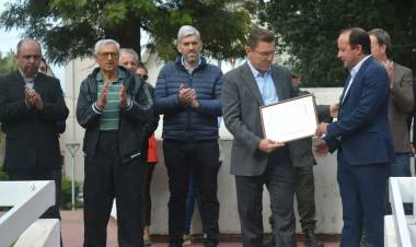 El senador Rodrigo Borla participó de los estejos del 154 aniversario de la fundación de San Justo
