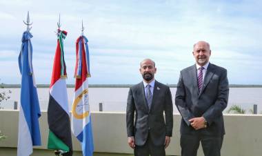 Julieta de San Felix contó detalles de la gira del gobernador por Emiratos Arabes y Europa