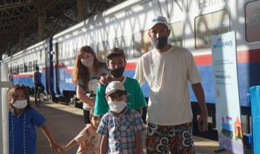 Rosario recine al Tren Museo Itinerante