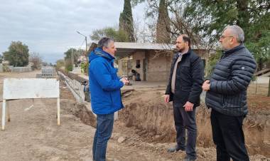 Inversión del gobierno provincial para obras en la localidad de Ramona