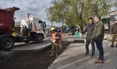 Comenzó el Plan Integral de Bacheo en las calles troncales y de penetración