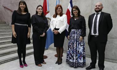 La provincia acordó un nuevo proyecto de cooperación internacional con el gobierno de Costa Rica