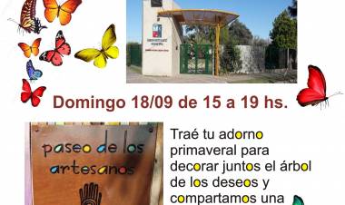 Este domingo mateada de primvera n el Jardín Botánico municipal de San Cralos Centro