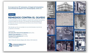 Se presenta la muestra "Remedios contra el olvido" por los 70 años del Colegio de Farmacéuticos