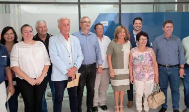 Calvo participó de la firma de convenios de la Provincia con Frontera, Aurelia y Humberto Primo