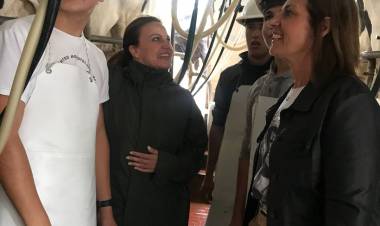 Florito, Pichetto y Reutemann en el Centro Agrotécnico Regional